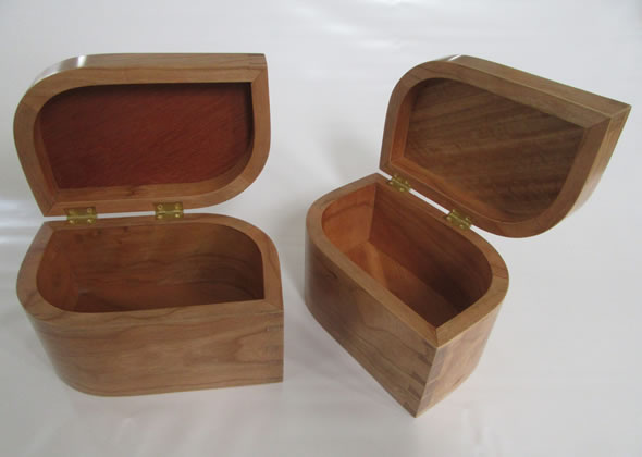 Wooden urns