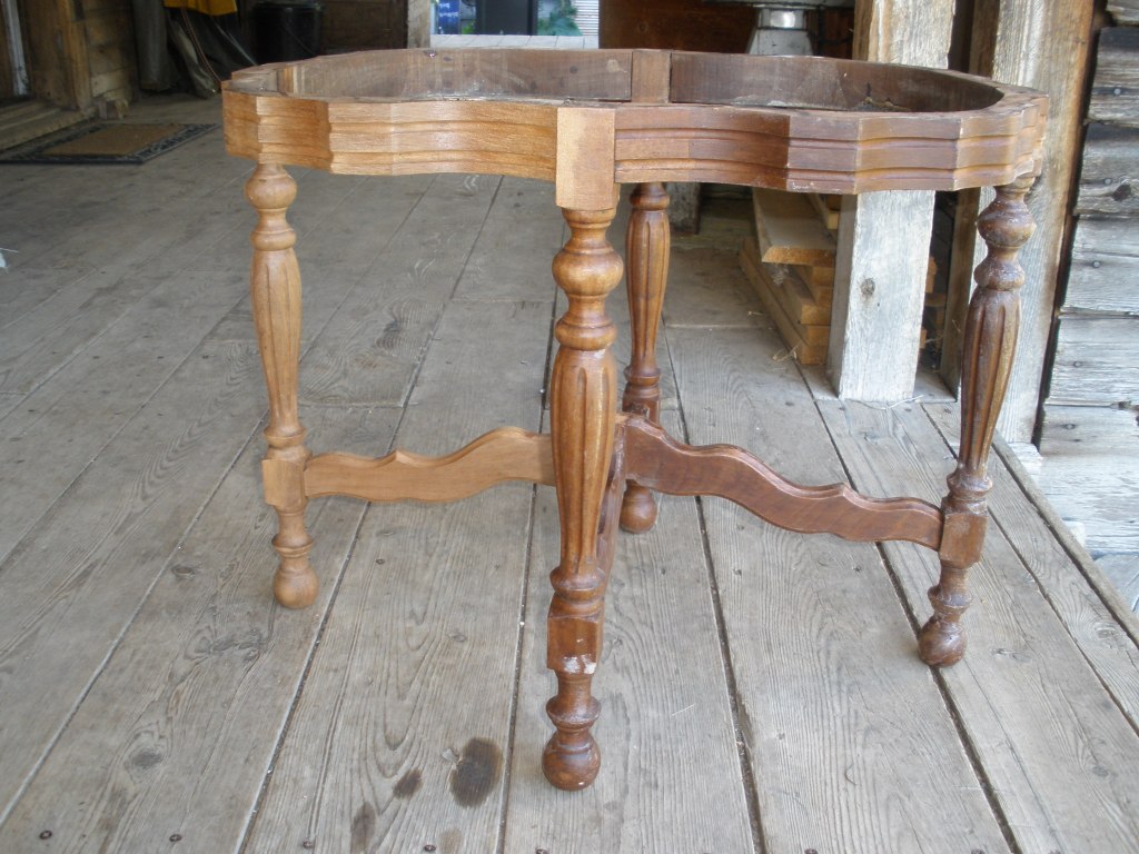 Coffee table prior to restoration