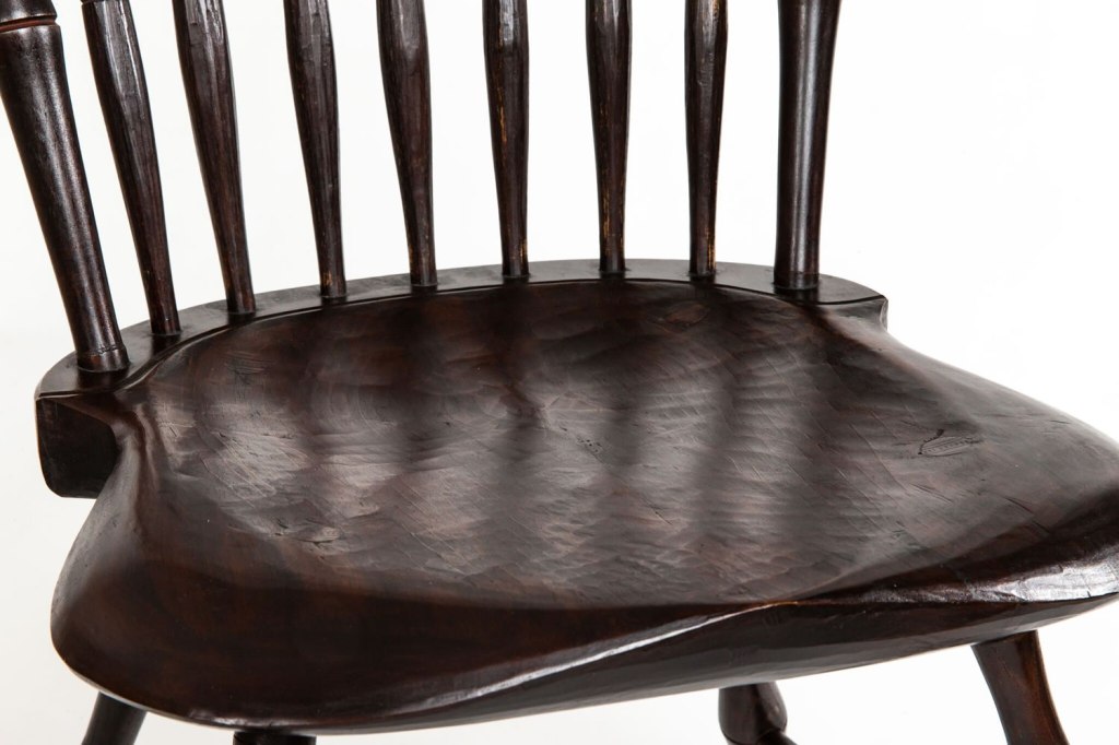 Seat of Windsor chair